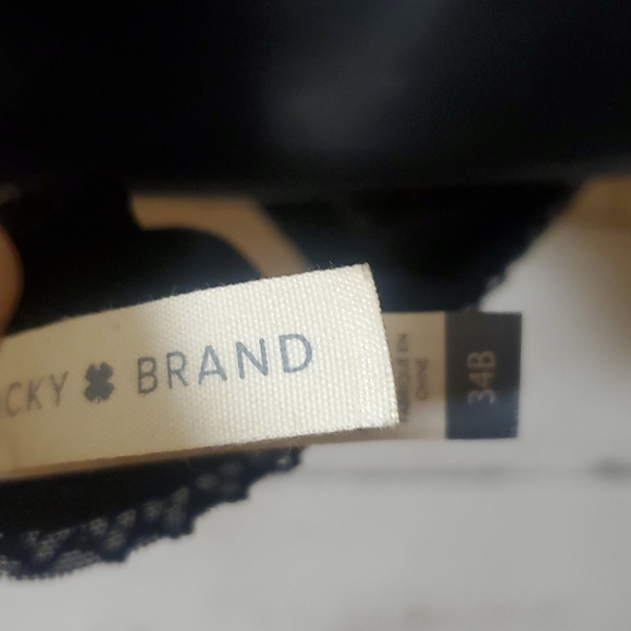 2 Lucky Brand Bras Size 34B Underwire Lightly Lined NEW - Picture 10 of 10
